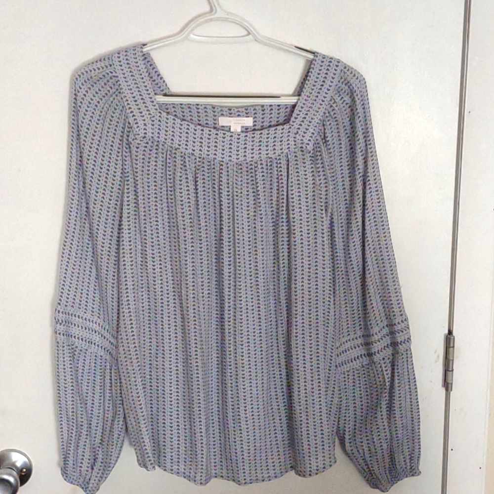 Lauren Conrad medium long sleeve peasant top.